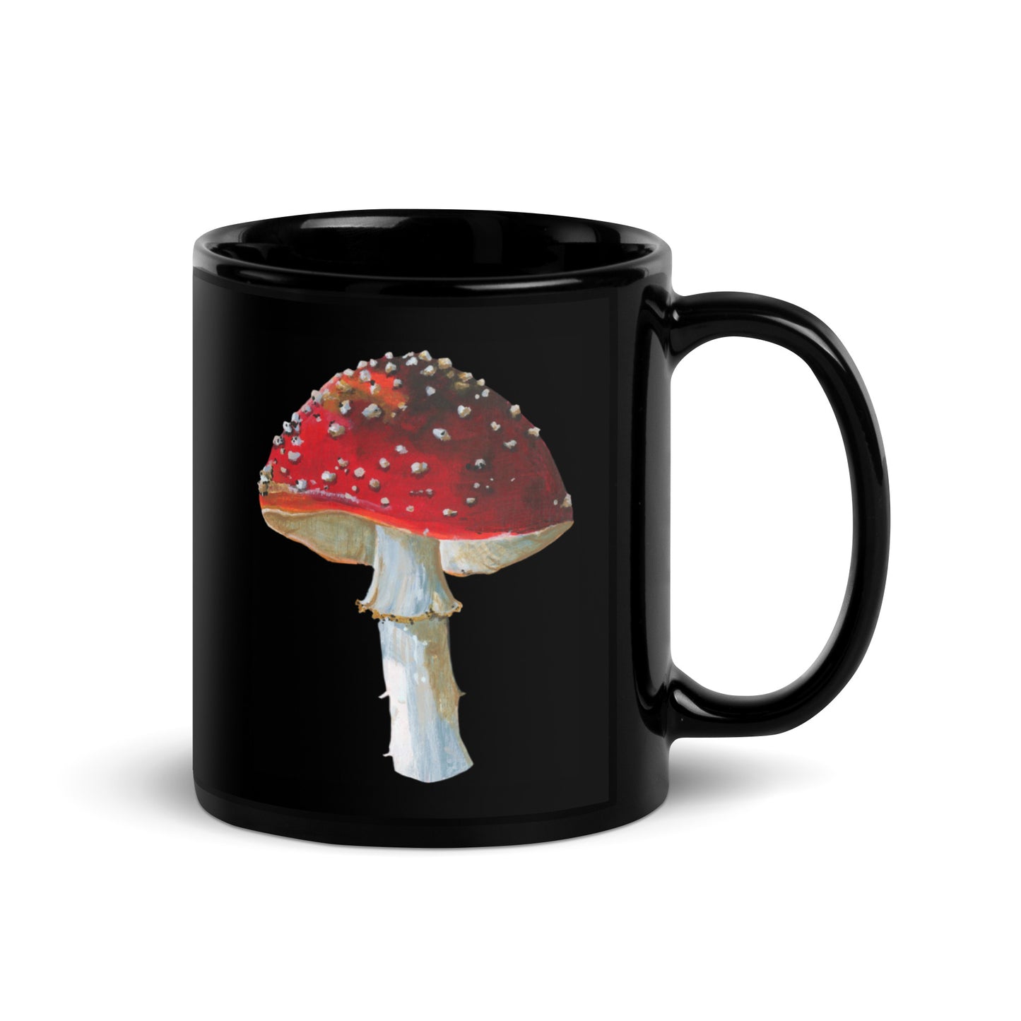 Amanita Black Mug