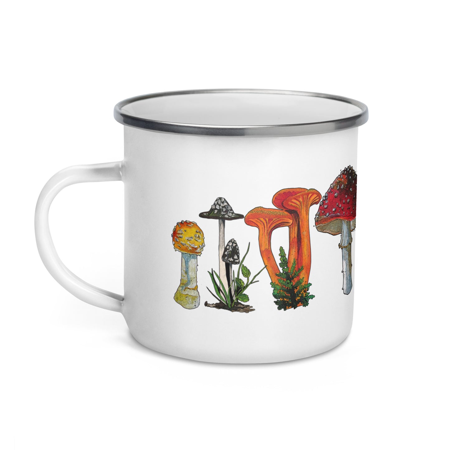 Mushrooms Enamel Mug